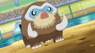 Mamoswine in the anime (Image via The Pokemon Company)